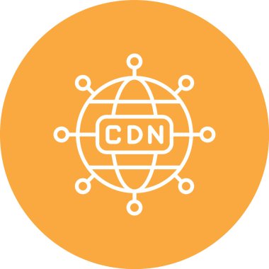 Modern bir simgenin vektör illüstrasyonu