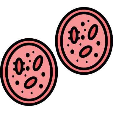 Bir karikatür yemeğinin vektör çizimi