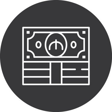 Dolar banknotları simgesi, basit biçim