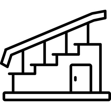 merdiven simgesi çizimi