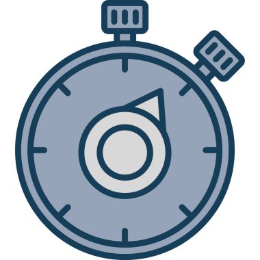 Kronometre Web simgesi basit tasarım