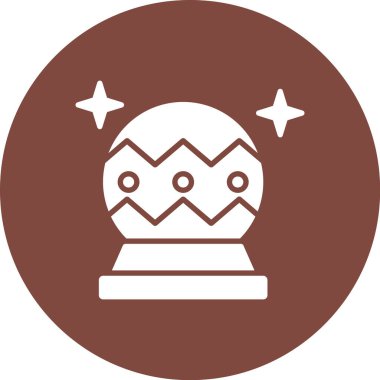 Noel topu web simgesi, basit illüstrasyon