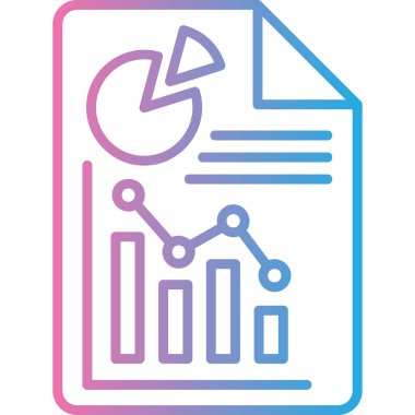 Analiz veri analiz çizelgesi simgesi doldurulmuş ana hatlar biçiminde