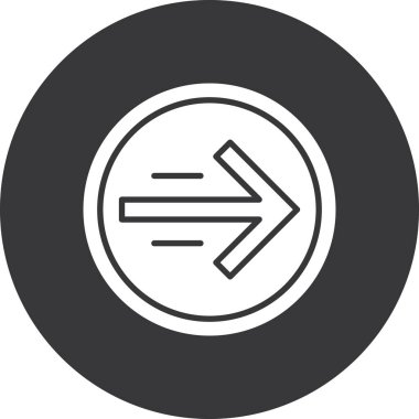 Doğru yönde ok simgesi