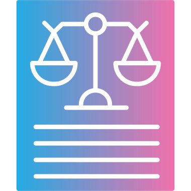 Güzel Denge vektör çizgisi simgesi