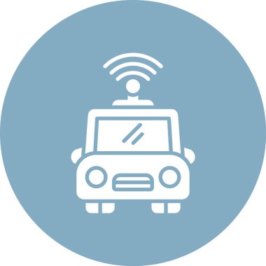 araba simgesi vektör illüstrasyonu