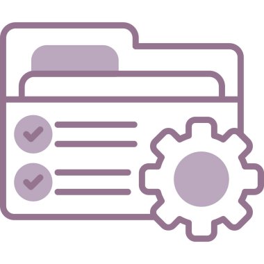 Kontrol listesi. Web simgesi basit illüstrasyon