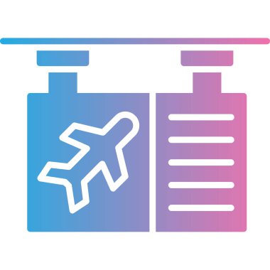 Modern bir simgenin vektör illüstrasyonu