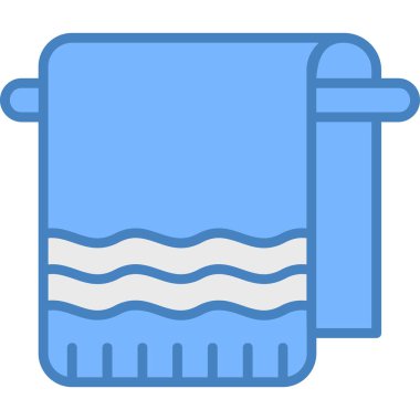 Banyo duş vektörü illüstrasyonu