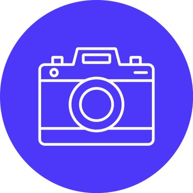 kamera simgesi vektör illüstrasyonu