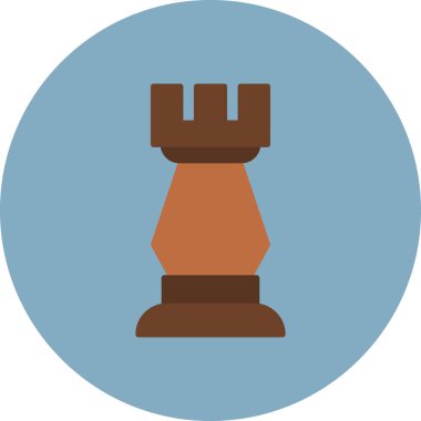 Satranç ikonu. vektör illüstrasyonu