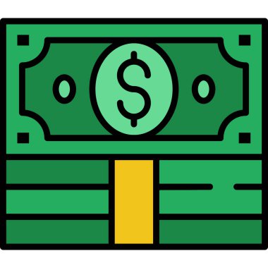 para simgesi vektörü. Düz vektör sembolü. izole edilmiş sınır sembolü çizimi