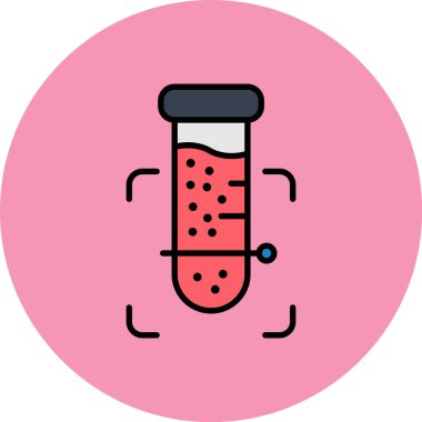 Basit vektör illüstrasyon kimyası