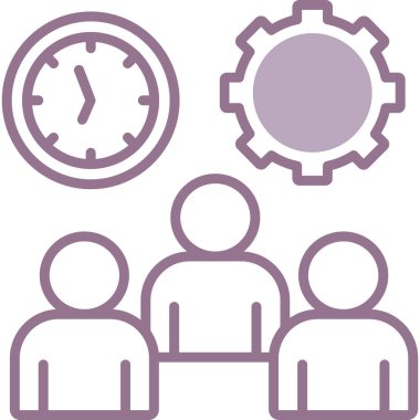 İş ve finans simgesinin vektör illüstrasyonu