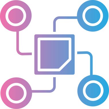 Seo simgesinin vektör illüstrasyonu