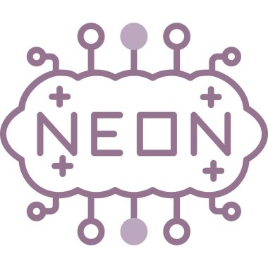 çizgi teknolojisi ağ simgesi beyaz arkaplanda izole edildi. şebeke. veri hesaplama ve bulut ağ bağlantısı. Renkli taslak konsepti. vektör