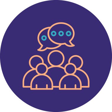 İnsan simgesinin vektör illüstrasyonu