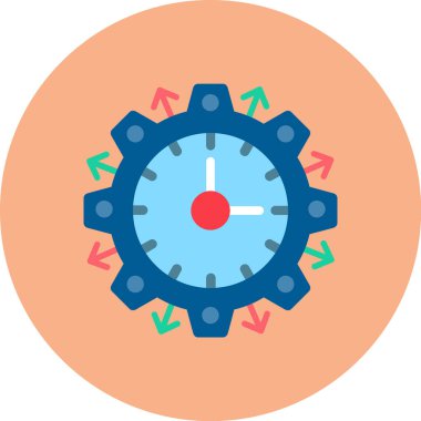 Teçhizat Web simgesi basit illüstrasyon