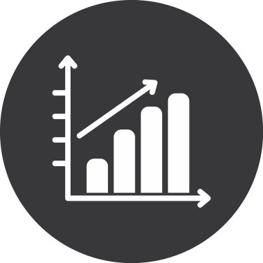 grafik simgesinin vektör illüstrasyonu