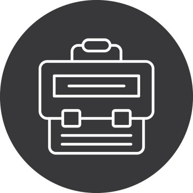 Evrak çantasının vektör simgesi