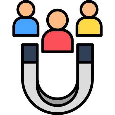 insanlar grup simgesi ana hat biçiminde