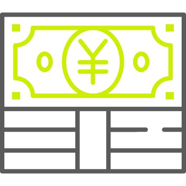 Para için. Web simgesi basit illüstrasyon