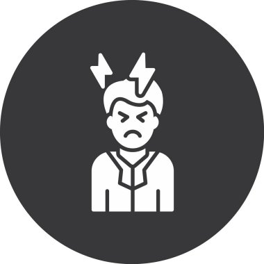 Maskeli bir adamın vektör çizimi