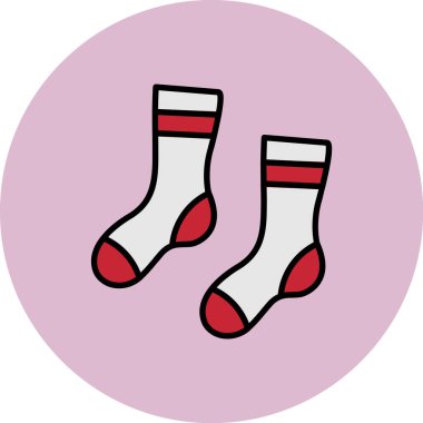 çift çorap ikonu vektör illüstrasyon tasarımı