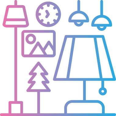 Lamba. Web simgesi basit illüstrasyon