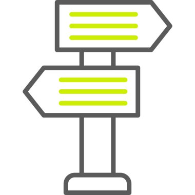 yol bariyeri simgesi, vektör illüstrasyonu beyaz arkaplanda izole edildi