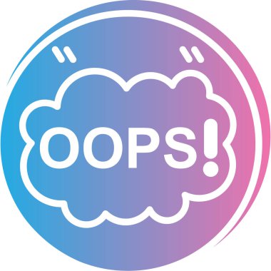 hata modern simge, vektör illüstrasyonu