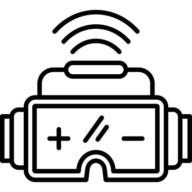 video realite vr simgesi, özet biçimi