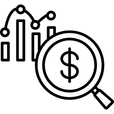 Outline biçiminde analiz grafiği simgesi