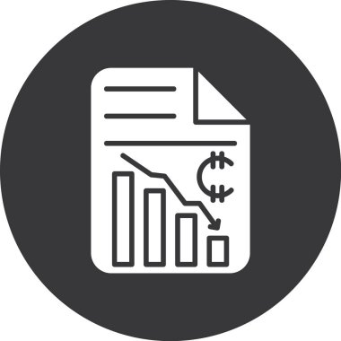 veri analiz simgesi vektör illüstrasyonu