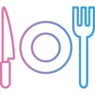 Gıda simgesinin vektör illüstrasyonu