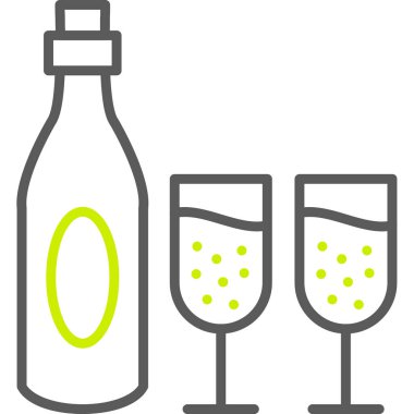 taslak biçiminde cam içecek simgesi iç