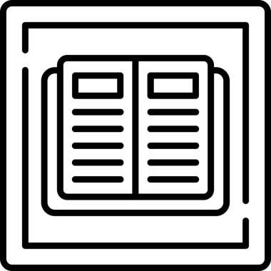 Kitap kitaplığı simgesi