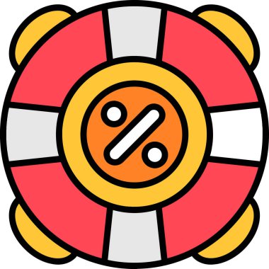 Kumarhane yonga simgesi vektör illüstrasyonu