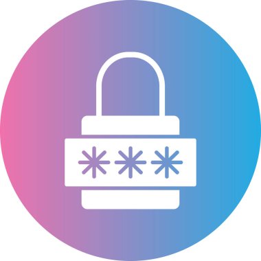 ikon vektör illüstrasyonunu kilitle