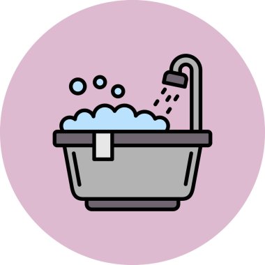 Sabun ikonlu çamaşır kovası