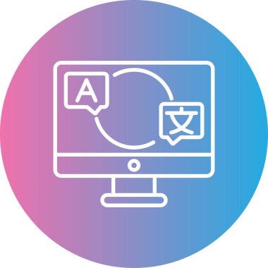 seo modern simgesinin vektör illüstrasyonu