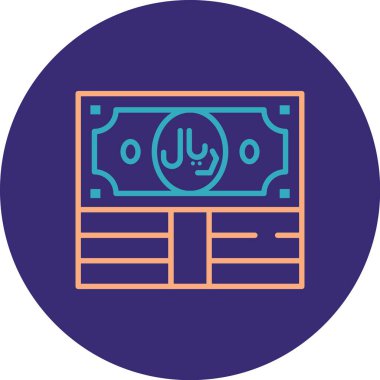 Modern bir simgenin vektör illüstrasyonu