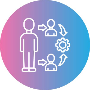 iş simgesi vektör illüstrasyonu