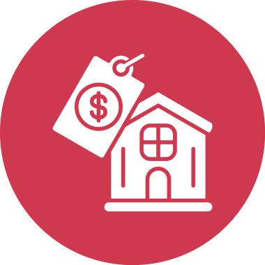 Ev. Web simgesi basit illüstrasyon