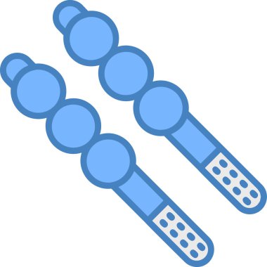 Şeker çubuğu vektör simgesi