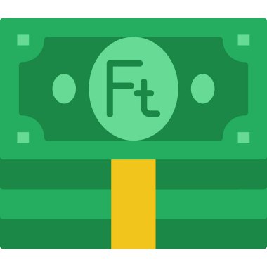 para nakit düz simge, vektör illüstrasyon