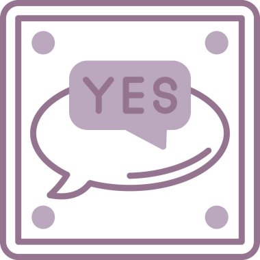 Konuşma baloncuğunun vektör çizimi