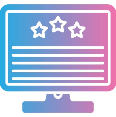 yıldız simgesi vektör illüstrasyonu