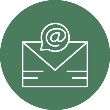 e- posta simgesi vektör illüstrasyonu