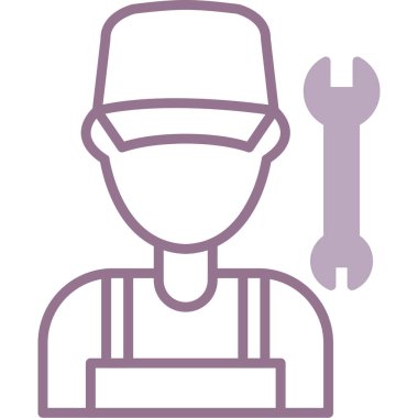 Bir adamın vektör illüstrasyonu